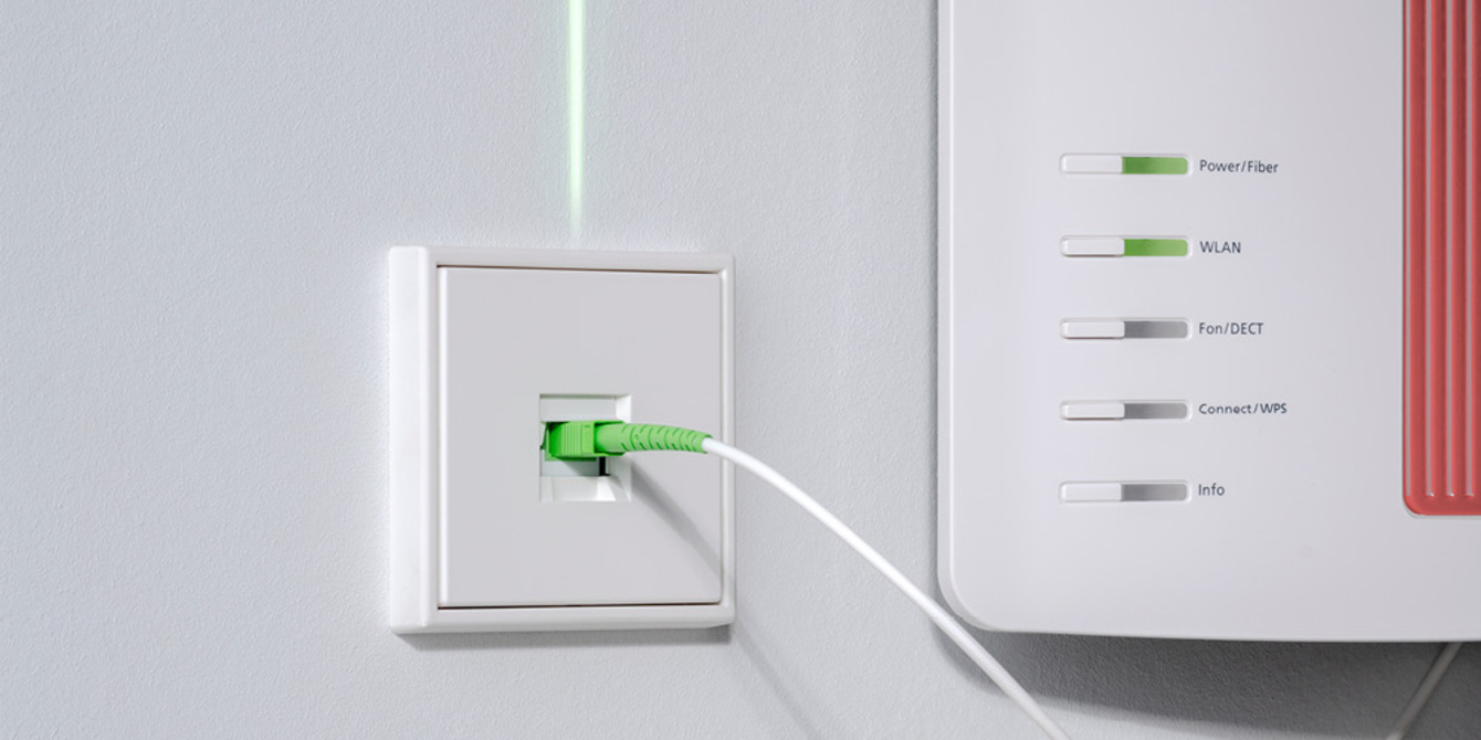 Die neuen Glasfaser-Anschlussdosen bei Ingenieurbüro 230V in Darmstadt